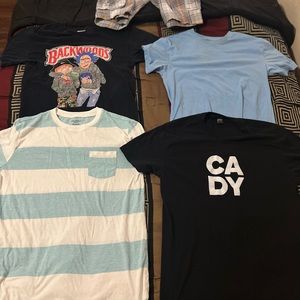 Assortment of old clothes I am clearing out.